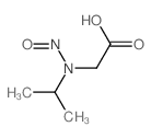 2-(nitroso-propan-2-yl-amino)acetic acid结构式