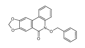 5-benzyloxy-5H-[1,3]dioxolo[4,5-j]phenanthridin-6-one Structure