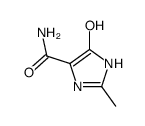 (9ci)-5-羟基-2-甲基-1H-咪唑-4-羧酰胺结构式