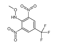 N-methoxy-2,6-dinitro-4-(trifluoromethyl)aniline结构式