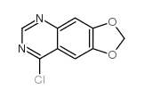 8-氯-[1,3]二氧戊并[4,5-G]喹唑啉结构式