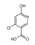 4-氯-6-羟基烟酸结构式