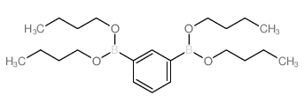 dibutoxy-(3-dibutoxyboranylphenyl)borane Structure