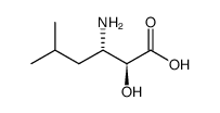 (2S,3s)-3-氨基-2-羟基-5-甲基己酸结构式