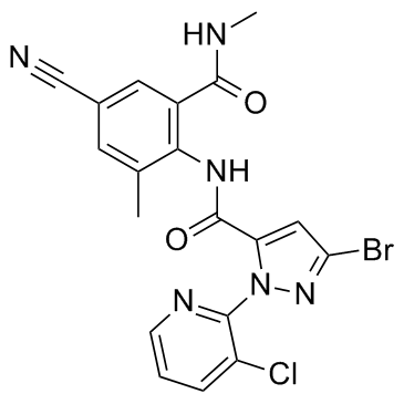 溴氰虫酰胺结构式