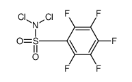 N,N-dichloro-2,3,4,5,6-pentafluorobenzenesulfonamide结构式