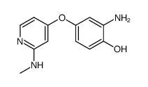 2-amino-4-(2-methylamino-pyridin-4-yloxy)-phenol Structure