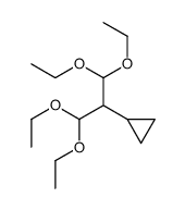 1,1,3,3-tetraethoxypropan-2-ylcyclopropane Structure