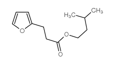 isoamyl 3-(2-furan)propionate structure