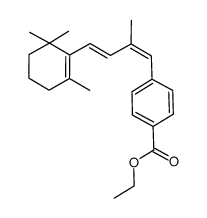 (1Z,3E)-1-(4-carboethoxyphenyl)-2-methyl-4-(2,6,6-trimethyl-1-cyclohexen-1-yl)-1,3-butadiene结构式