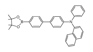 N-苯基-N-(4'-(4,4,5,5-四甲基-1,3,2-二氧杂硼烷-2-基)联苯-4-基)萘-1-胺图片