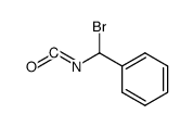 α-bromo-benzyl isocyanate Structure