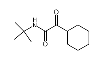 N-(tert-butyl)-2-cyclohexyl-2-oxoacetamide结构式