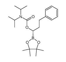 N,N-diisopropyl O-[(S)-3-phenyl-1-(4,4,5,5-tetramethyl-1,3,2-dioxaborolan-2-yl)]prop-1-yl carbamate Structure