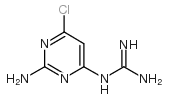 2-氨基-4-氯-6-胍基嘧啶结构式