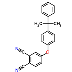 4-[4-(2-Phenyl-2-propanyl)phenoxy]phthalonitrile Structure