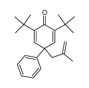 4-(2-methylprop-2-enyl)-4-phenyl-2,6-di-t-butylcyclohexa-2,5-dienone Structure