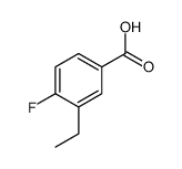 3-Ethyl-4-fluorobenzoic acid结构式