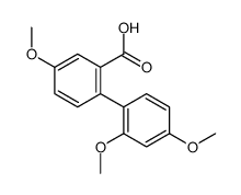 2-(2,4-dimethoxyphenyl)-5-methoxybenzoic acid Structure