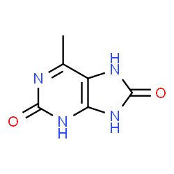 2H-Purine-2,8(3H)-dione,7,9-dihydro-6-methyl-结构式