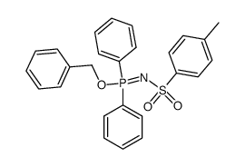 benzyl N-(p-tolylsulfonyl)diphenylphosphinimidate结构式