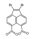 1,2-Dibromo-5,6-dinitroacenaphthylene结构式