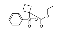 ethyl 1-(benzenesulfonyl)cyclobutane-1-carboxylate Structure