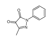 5-methyl-2-phenylpyrazole-3,4-dione结构式