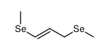 1,3-bis(methylselanyl)prop-1-ene结构式