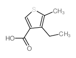 4-乙基-5-甲基噻吩-3-羧酸结构式
