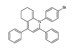 1-(4-bromophenyl)-2,4-diphenyl-6,7-dihydro-5H-quinoline Structure