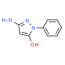 3-Amino-1-phenyl-1H-pyrazol-5-ol Structure