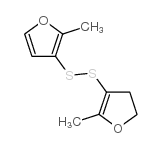 2-甲基呋喃-3-(2-甲基-4,5-二氢呋喃-3-)硫醚结构式