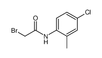 2-bromo-N-(4-chloro-2-methylphenyl)acetamide结构式