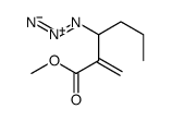 methyl 3-azido-2-methylidenehexanoate Structure