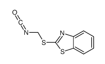 Benzothiazole, 2-[(isocyanatomethyl)thio]- (9CI)结构式