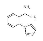1-(2-(1H-Pyrazol-1-yl)phenyl)ethan-1-amine Structure