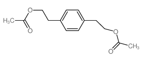 p-Benzenediethanol, diacetate (en) Structure