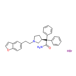 2,3-Dehydro Darifenacin Hydrobromide结构式