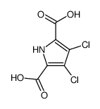 3,4-Dichloro-1H-pyrrole-2,5-dicarboxylic acid Structure