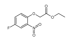 ethyl 4-fluoro-2-nitrophenoxyacetate Structure