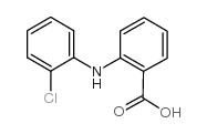 N-(2-氯苯基)邻氨基苯甲酸结构式