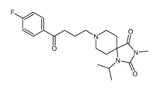8-[4-(4-fluorophenyl)-4-oxobutyl]-3-methyl-1-propan-2-yl-1,3,8-triazaspiro[4.5]decane-2,4-dione Structure