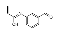 N-(3-乙酰基苯基)-2-丙酰胺结构式