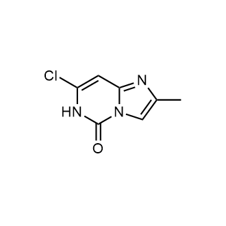 7-氯-2-甲基-6H-咪唑并[1,2-c]嘧啶-5-酮结构式