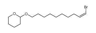 10-bromo-1-(2-tetrahydropyranyloxy)-(Z)-decene Structure