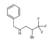 N-benzyl-2-bromo-3,3,3-trifluoropropan-1-amine结构式