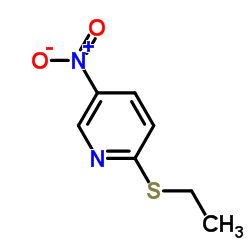 2-乙硫基-5-硝基吡啶结构式