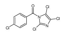 (4-chlorophenyl)-(2,4,5-trichloroimidazol-1-yl)methanone结构式