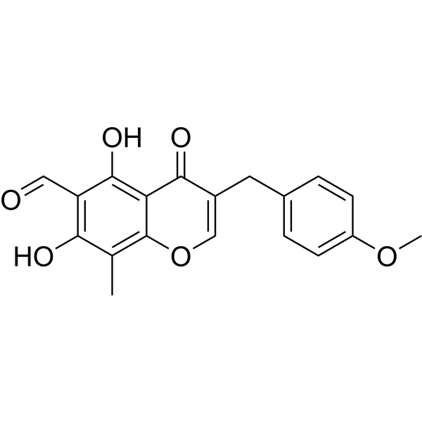 6-醛基异麦冬黄酮 B结构式